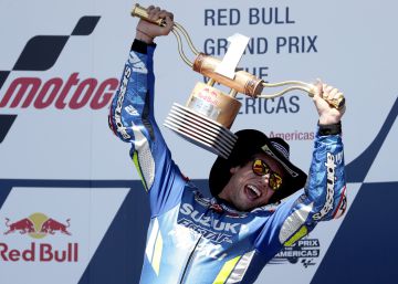 La caída de Márquez, el fabuloso triunfo de Rins en Austin