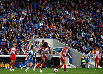El Espanyol femenino supera la asistencia media del masculino