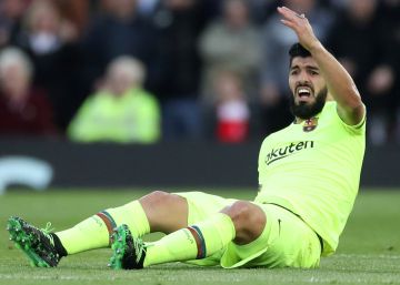 Luis Suárez, operado de la rodilla, se pierde la final de Copa contra el Valencia