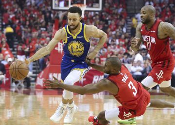 Un Curry prodigioso rinde a Harden y mete a los Warriors en la final del Oeste