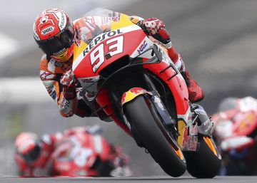 Márquez marca el tempo y gana también en Le Mans