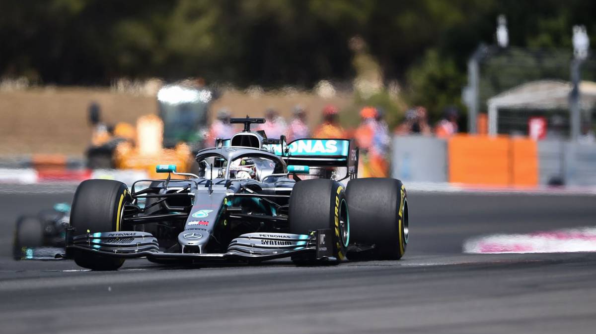 Lewis Hamilton, durante el Gran Premio de Francia.