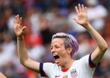 Megan Rapinoe dispara dentro y fuera del campo