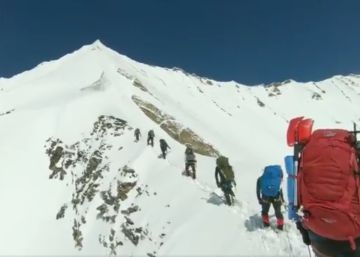 O último vídeo dos alpinistas que desapareceram no Himalaia