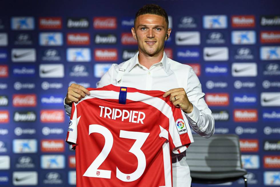 Trippier, en su presentación.