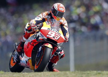 Chaparrón de Marc Márquez en Brno