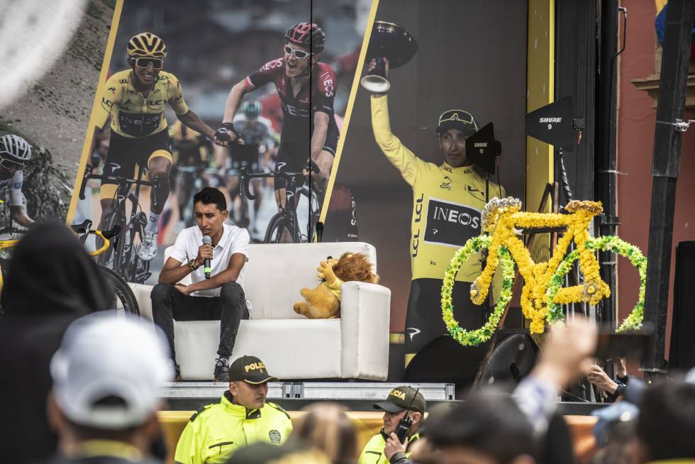 Egan Bernal en Zipaquira