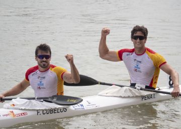 Paco Cubelos e Íñigo Peña, subcampeones del mundo en K2-1000