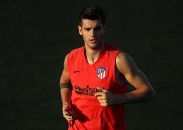 Morata sufre un esguince moderado de rodilla