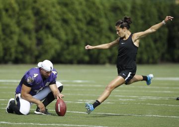 Una mujer cautiva a la NFL