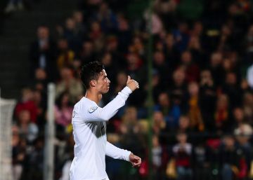 Ronaldo, máximo goleador de las fases previas de la Eurocopa tras sus cuatro goles a Lituania