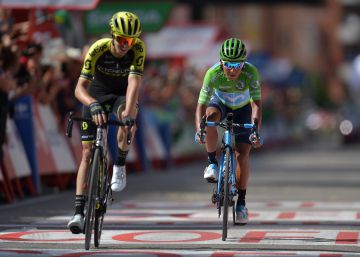 Nairo se alía con el viento para recuperar lo perdido en la montaña