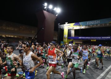 Daniel Mateo, décimo en el maratón del Mundial, en el que se impuso Desisa, el favorito