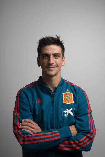 Gerard Moreno, este jueves en la Ciudad Deportiva de Las Rozas.