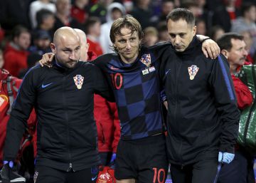 Bale y Modric, lesionados en el Gales-Croacia
