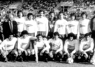 Maradona con la AFE frente a Rumania