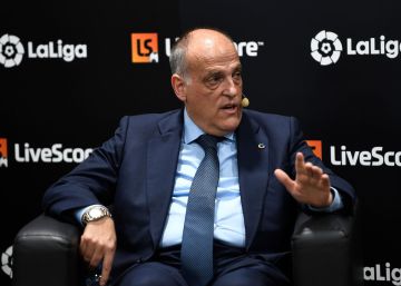 Tebas dimite como presidente de LaLiga para presentarse a la reelección