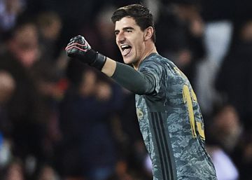 Courtois: “Mido dos metros y los rivales se ponen nerviosos”