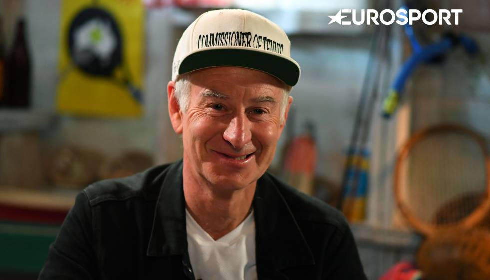 John McEnroe, en una imagen del 'El Comisionado' de Eurosport.