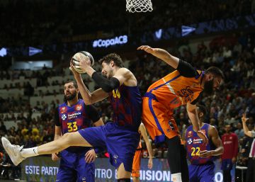 El Valencia Basket, semifinalista de la Copa tras derrotar al Barça: 78-82
