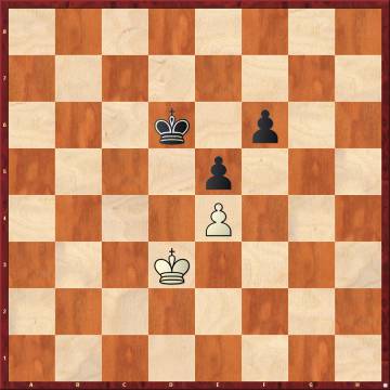 Firouzja jugó aquí la perdedora Rc3 y se rindió tras Rc5, cuando en lugar de ello disponía de Rd2, que garantiza el empate. La clave es que en la posición con los reyes en c3 y c5, les toque jugar a las negras.