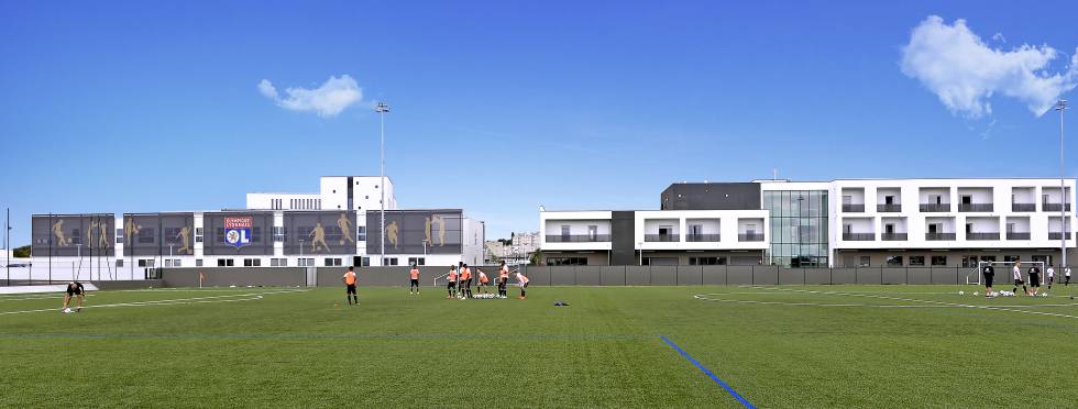 La academia del Olympique de Lyon.