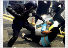 La policía admite que a los agentes