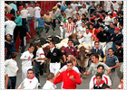 Comienzan los encierros de la 'Pamplona chica'