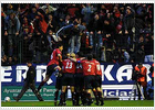 El Madrid se arruga en Pamplona