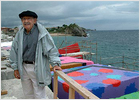 Ibarrola acentúa el color de 'Los cubos de la memoria' de Llanes Ibarrola acentúa el color de 'Los cubos de la memoria' de Llanes