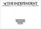La prensa critica el informe Hutton