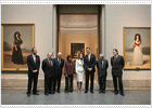 Los Príncipes inauguran la exposición del retrato español en el Museo del Prado