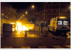Trece heridos y cinco detenidos en Burgos durante una protesta contra un aparcamiento