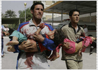 La violencia marca el quinto aniversario de la caída de Bagdad La violencia marca el quinto aniversario de la caída de Bagdad