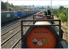 Una fuga de un tren de mercancías corta el tráfico ferroviario siete horas