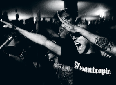 FOTOGALERIA: El saludo del odio