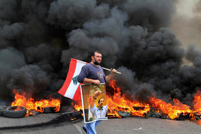 FOTOGALERIA: Protestas en Sidón