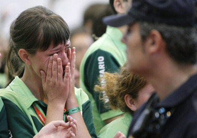 FOTOGALERIA: Lloro en la despedida