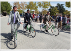 Las bicis de alquiler son solo para el campus