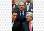 Sarkozy apoya al italiano Draghi para sustituir a Trichet en el BCE