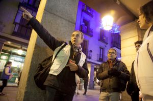 Juan Gregorio en un momento del 'tour'.