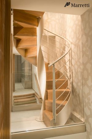 Escalera en forma de hélice