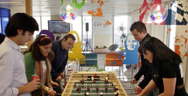 Las oficinas de Google en Madrid.