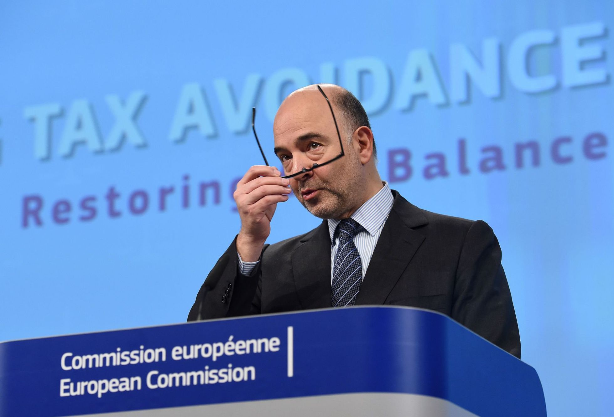El comisario europeo de Asuntos Económicos y Financieros, Pierre Moscovici El comisario europeo de Asuntos Económicos y Financieros, Pierre Moscovici
