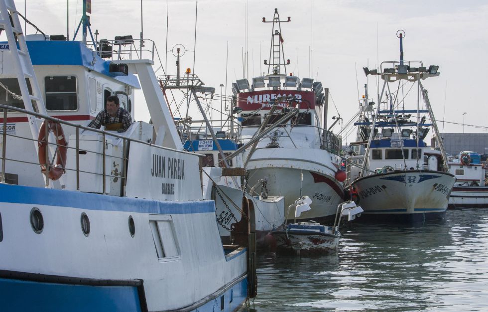 Barcos de pesca en Cádiz