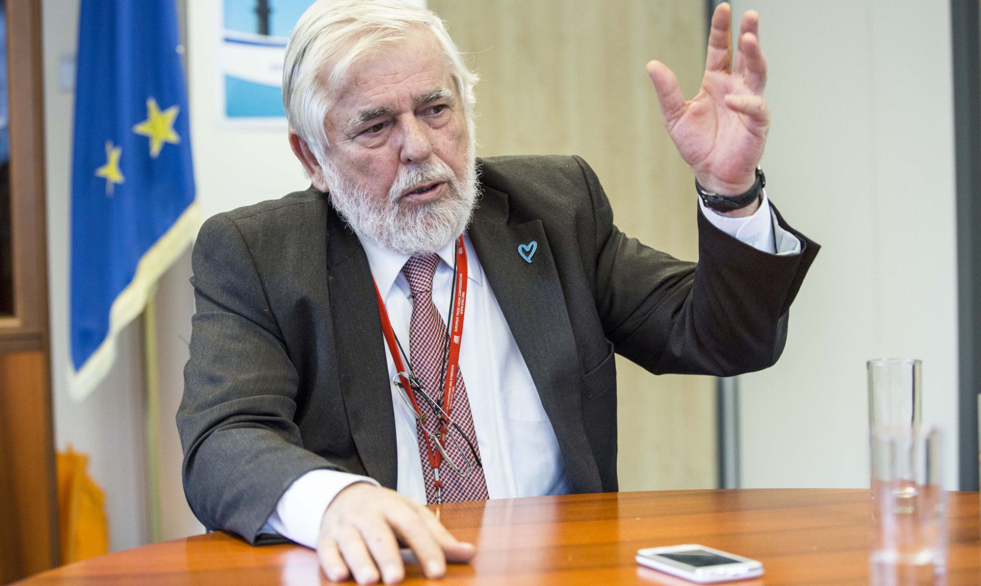 Georges Dassis,presidente del CES europeo. Georges Dassis,presidente del CES europeo.