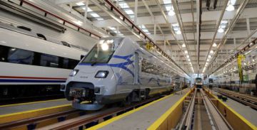 Nave de pruebas de CAF en Beasain (Guipúzcoa)