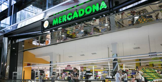 Supermercado de Mercadona en Barcelona.