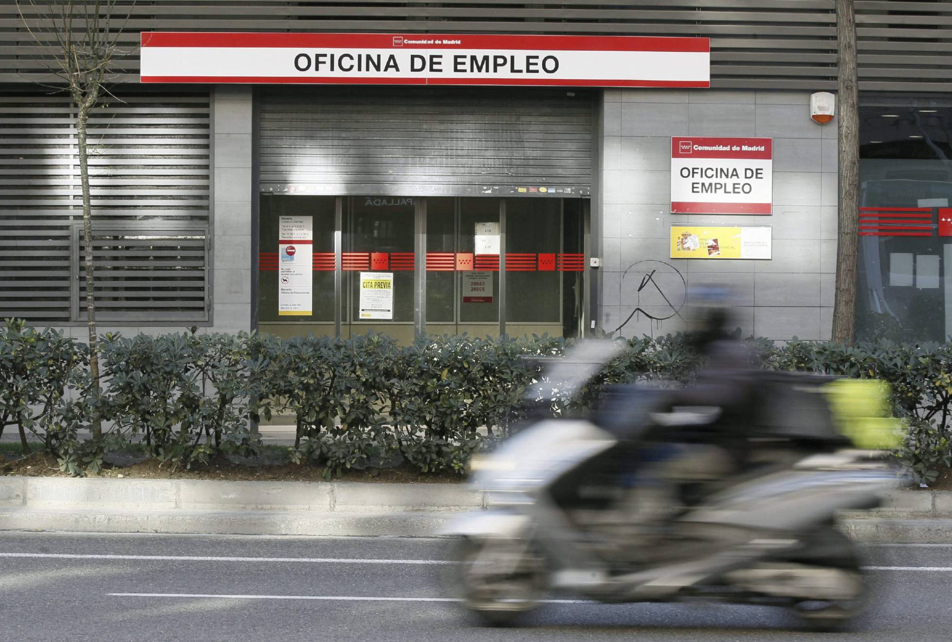 Una oficina de empleo en Madrid Una oficina de empleo en Madrid