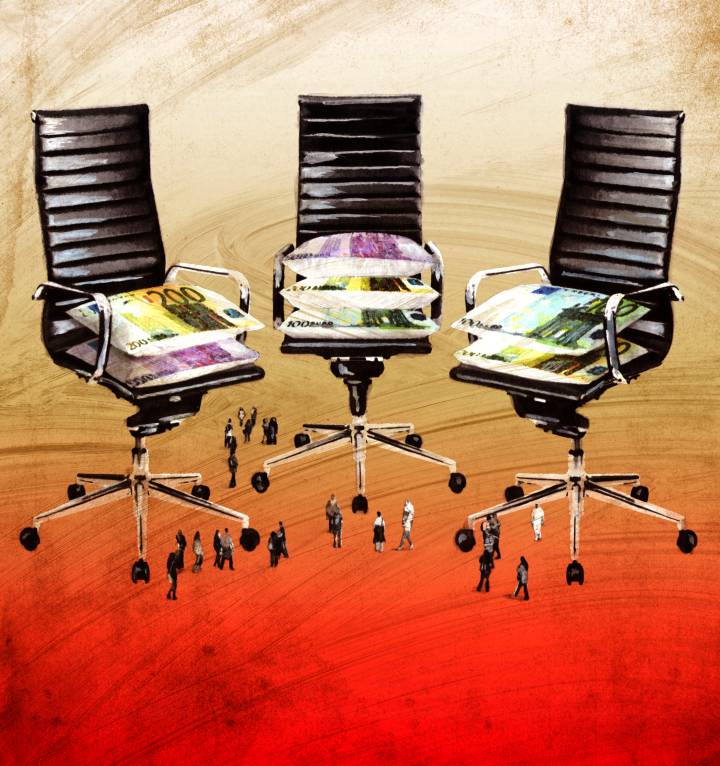 Los jefes de los grupos del Ibex ganan 96 veces más que sus empleados Los jefes de los grupos del Ibex ganan 96 veces más que sus empleados